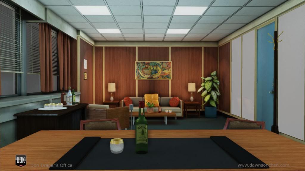 Don Draper's Office (UDK) — polycount